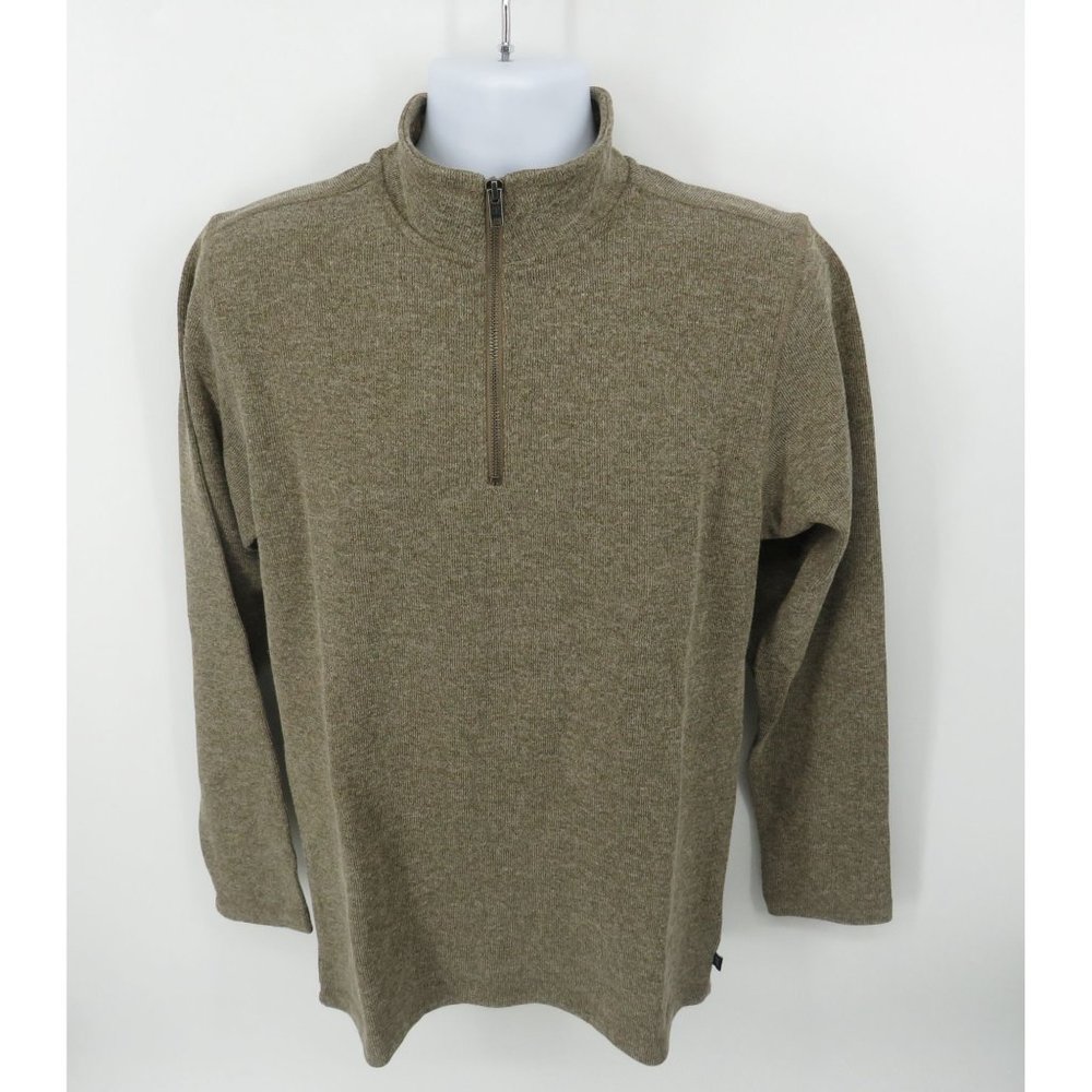 Gap Men's Half Zip Pullover Brown Sweater Small NWT
